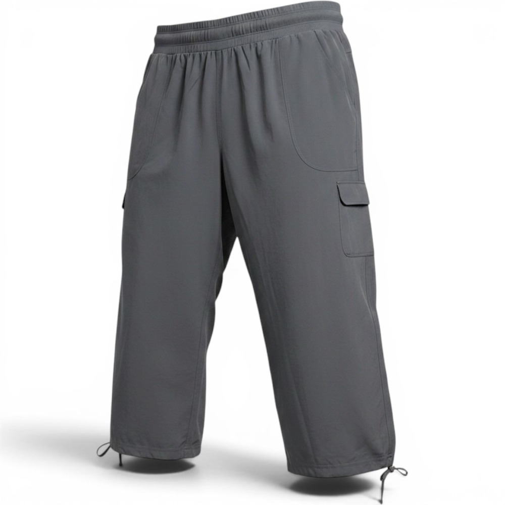 NWT RBX Active Women Gray Cargo Capri Pants Plus Size 3X Athleisure Cropped Hike